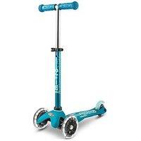 Micro Scooter Mini Deluxe Scooter Led - Aqua