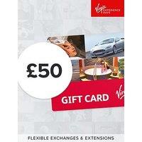 Virgin Experience Days &Pound;50 Gift Card - Valid For 12 Months
