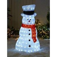 Very Home Acrylic Outdoor Light Up Snowman - 70 Cm