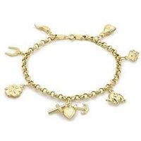 Love Gold 9Ct Gold Lucky Charm Bracelet