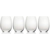 Mikasa Julie Set Of 4 Stemless Wine Glasses