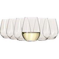 Maxwell & Williams Vino Set Of 6 Stemless White Wine Glasses
