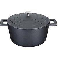 Masterclass Lightweight Cast Aluminium 4 Litre Casserole Dish - Black