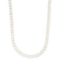 The Love Silver Collection Mens Sterling Silver 20 Inch 1 Oz Curb Chain Necklace