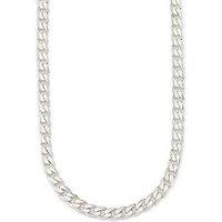 The Love Silver Collection Mens Sterling Silver 20 Inch 2 Oz Curb Chain Necklace