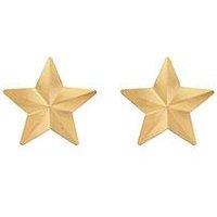 The Love Collection 9Ct Gold Star Stud Earrings