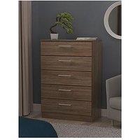 Swift Halton Ready Assembled 5 Drawer Chest & - Fsc Certified