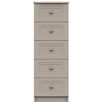 One Call Reid Ready Assembled 5 Drawer Tall Boy