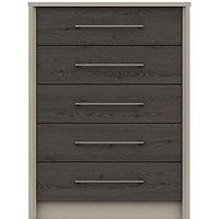 One Call Smyth Ready Assembled 5 Drawer Chest