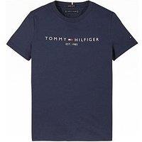 Tommy Hilfiger Boys Short Sleeve Essential Logo T-Shirt - Navy