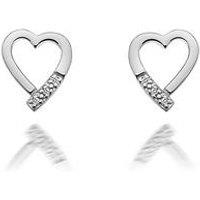 Hot Diamonds Romantic Heart Stud Earrings