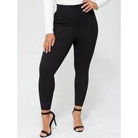 V By Very Curve Power Stretch Sculpting High Waist Leggings - Black