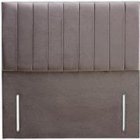 Shire Beds Liberty Velvet Headboard - Grey - Fsc Certified