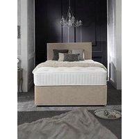 Shire Beds Tivoli Ortho Mattress And Upholstered Divan Base Bed Set (Headboard Sold Separately) - Fsc Certified