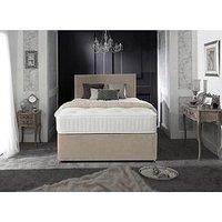 Shire Beds Tivoli Ortho Mattress And Upholstered Divan Base Bed Set (Headboard Sold Separately) - Fsc Certified