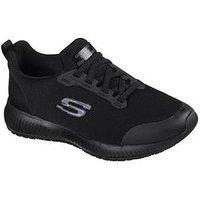 Skechers Squad Sr Workwear Slip Resistant Trainers - Black