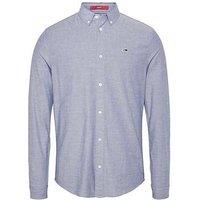 Tommy Jeans Tjm Slim Stretch Fit Oxford Shirt - Twilight Navy