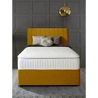 Shire Beds Liberty 1000 Pocket Pillowtop Mattress And Upholstered Divan Base Bed Set (Headboard Sold Separately) - Fsc Certified