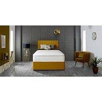 Shire Beds Liberty 1000 Pocket Pillowtop Mattress And Upholstered Divan Base Bed Set (Headboard Sold Separately) - Fsc Certified