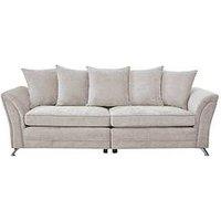 Very Home Dury Fabric 4 Seater Scatter Back Sofa - Natural - Fsc Certified