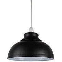 Everyday Dome Spun Metal Shade - Black