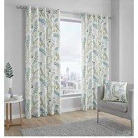 Fusion Fernworthy Lined Eyelet Curtains