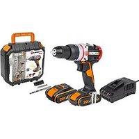 Worx Cordless Slammer Active Hammer Drill Wx354 20Volts With 2X 2.0Ah Batteries & Charger
