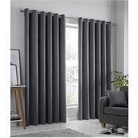 Fusion Strata Dim-Out Eyelet Curtains