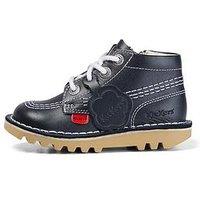 Kickers Kick Hi Zip Boot - Navy