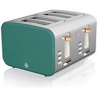 Swan Nordic 4 Slice Toaster - Green