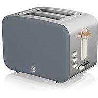 Swan Nordic 2 Slice Toaster - Grey
