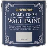 Rust-Oleum Chalky Finish 2.5-Litre Wall Paint - Winter Grey