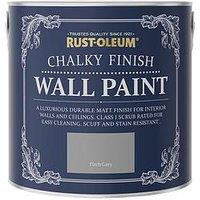 Rust-Oleum Chalky Finish 2.5-Litre Wall Paint - Pitch Grey