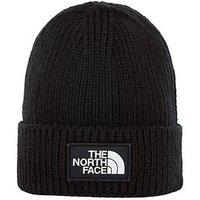 The North Face Men'S Logo Box Cuffed Beanie - Black