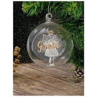 The Personalised Memento Company Personalised Angel Bauble