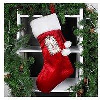 Personalised Special Delivery Tag Christmas Stocking