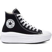 Converse Womens Move Hi Top Trainers - Black/White