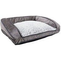 Rosewood Grey Luxury Plush Sofa 84Cm - Large