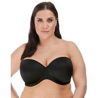 Elomi Smooth Moulded Strapless Seamless Underwired T-Shirt Bra - Black