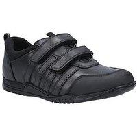 Hush Puppies Josh Strap Back To School Shoe - Black