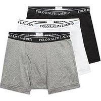 Polo Ralph Lauren 3 Pack Boxer Brief - Black/White/Grey