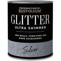 Rust-Oleum Glitter Ultra Shimmer Paint - Silver - 750 Ml Tin