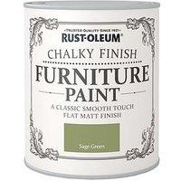 Rust-Oleum Chalky Finish 750 Ml Furniture Paint &Ndash; Sage Green