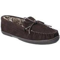 Mens Hush Puppies Ace Suede Memory Foam Slip On Moccasins Slippers Sizes 7 to 12