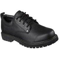 Skechers Tom Cats Utility Leather Shoes - Black