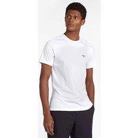 Barbour Short Sleeve Essential Sports Logo T-Shirt - White
