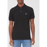 Lacoste L12.12 Classic Fit Piqu&Eacute; Polo Shirt - Black