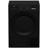 Beko Dtlce80051B 8Kg Load Fullsize Condenser Sensor Tumble Dryer - Black