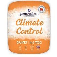 Slumberdown Climate Control 4.5 Tog Duvet King Size - White