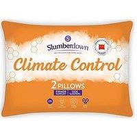 Slumberdown Climate Control Pillows - 2 Pack - White